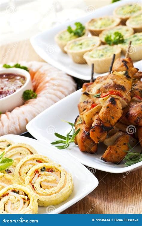 Assorted Appetizers Stock Photo Image Of Morsels Assorted 9958434