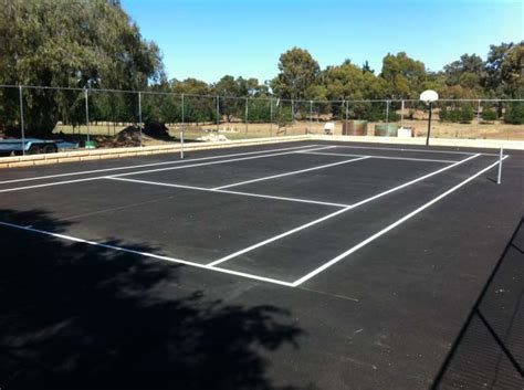 Residential Tennis Court Linemarking West Oz Linemarking