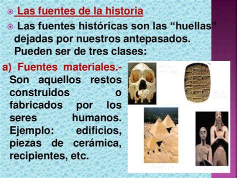 Fuentes Materiales De La Historia Prodesma