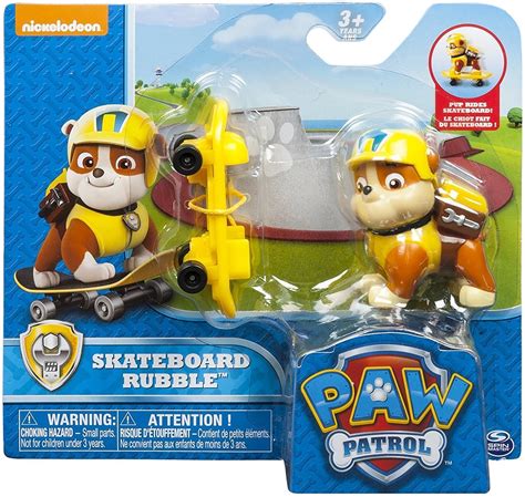 Nickelodeon Paw Patrol Skateboard Rubble Action Pack Pup