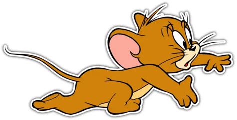 Tom And Jerry Cat Mouse Pet Kids Cartoon Car Bumper Window Sticker