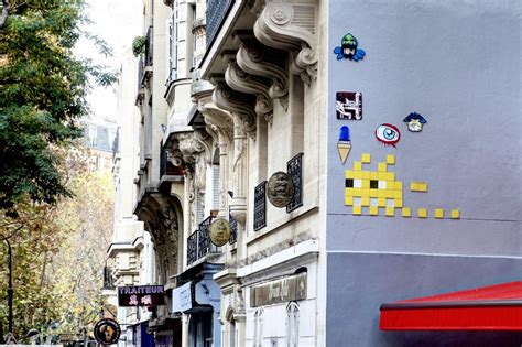 Sunday Street Art Invader Rue Des Pyrénées Paris 20 Paris La