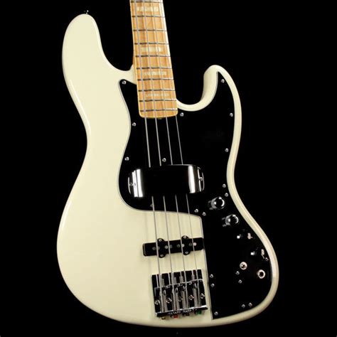 Fender Marcus Miller Signature Jazz Bass Olympic White The Music Zoo