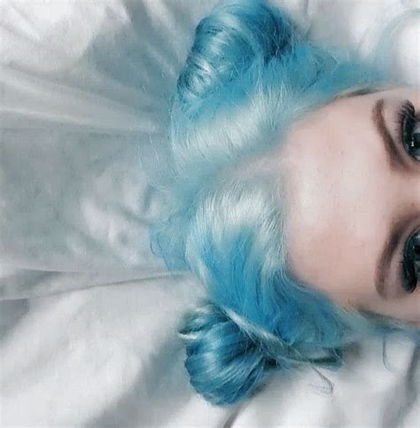 Pin By 𝔈 On Media Tv Light Blue Hair Dyed Hair Hair Beauty
