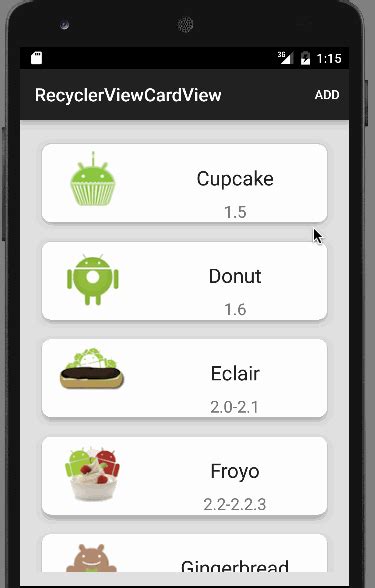 Now what i need is for a user to come along and use a view model to fill out a bunch of information. Android RecyclerView, Android CardView Example Tutorial ...