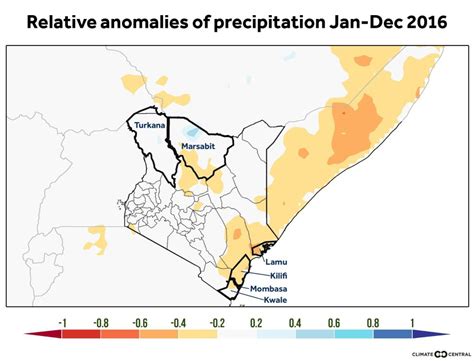 Severe Drought In Kenya 201617 World Weather Attribution