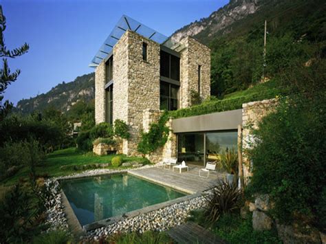 Stone Cottage Modern Stone House In Italy Italian Design