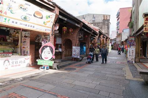 Shenkeng Old Street The Tofu Capital In Taipei Taiwan Editorial