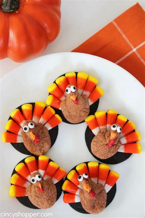 Pie is a must, but just like wedding cake, it doesn't have to be the only dessert on the table. Peeps Turkey Treats - CincyShopper