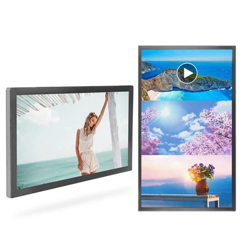 Indoor 32 Inch Android 4k Touch Screen Wall Mounted Advertising Display