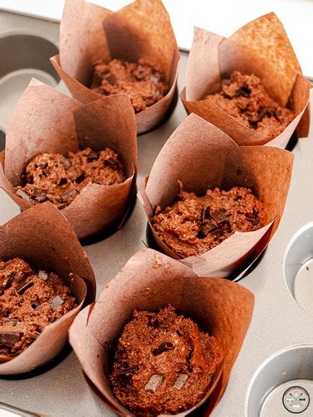 Muffins au chocolat sans gluten à la farine de coco Promenons nous