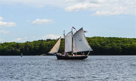 1906 Schooner Mary E Maine Maritime Museum Explore Maines Maritime