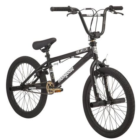 Mongoose Brawler Boys Freestyle Bmx Bike 20 Wheels Black Walmart