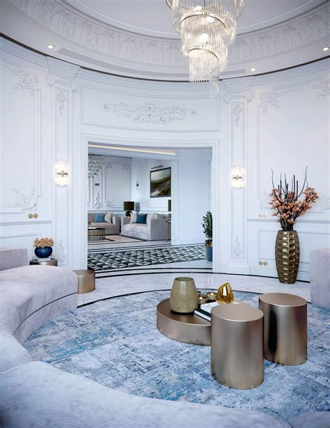 Luxury Neoclassical Palace Interior Design Riyadh Saudi Arabia Cas