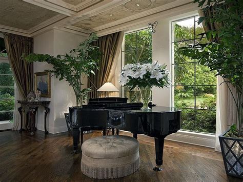 Mediterranean Montecito 19500000 Grand Piano Living Room Piano