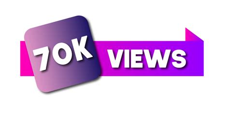 Purple Youtube 70k Views Symbol Png Veeforu