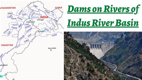Important Dams In Indus River Basin Dams On Jhelum Chenab Ravi
