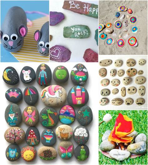 Rock Crafts For Kids 25 Creative Rock Painting Ideas Color Made Happy