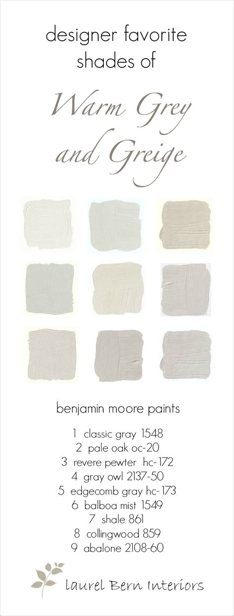 These are the 12 best light gray paint colors for any room, according to designers. Nine Fabulous Benjamin Moore Warm Gray Paint Colors ...