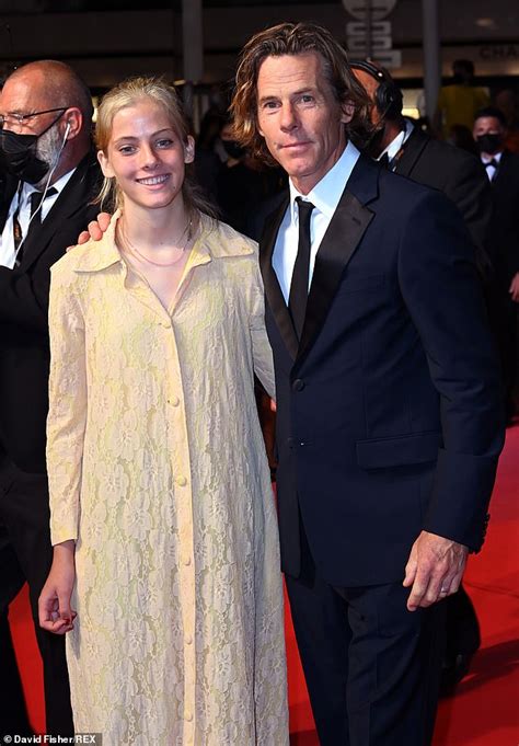 Daniel Moder And Daughter Hazel Flag Day Premiere Cannes Film Festival