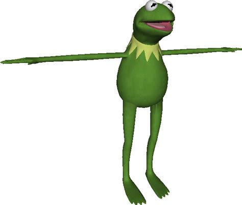 Sad Kermit Png Kermit The Frog T Pose Clipart Full Size Clipart