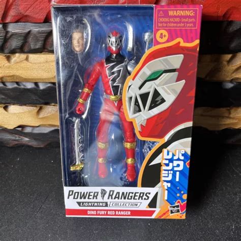 POWER RANGERS DINO FURY RED RANGER Lightning Collection 6 Hasbro