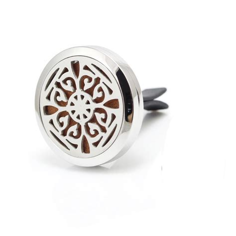 30mm Stainless Steel Car Aromatherapy Essential Oil Diffuser Stainless Steel Locket Air