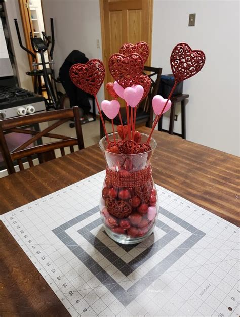 Create A Stunning Diy Valentines Centerpiece On A Budget