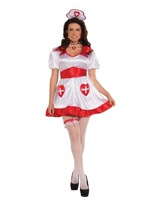 Sexy Nurse Honey Have A Heart Costume Dress Adult Plus Walmart Com