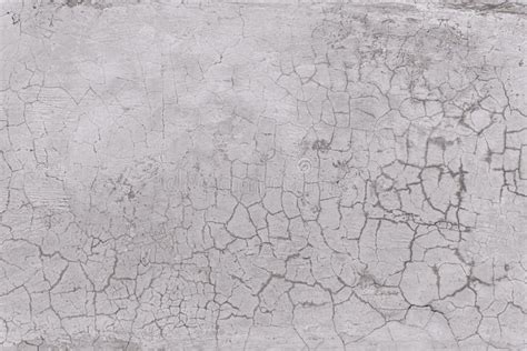 Texture Of An Old White Wall With A Lot Of Cracks Stock Image Image