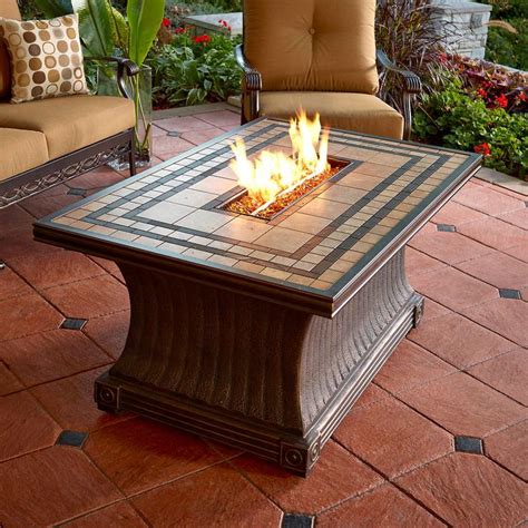 patio table with fire pit clearance | Clearance patio furniture, Propane fire pit table, Patio table