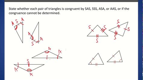 Geometry Lesson Proving And Applying Asa And Aas Congruence