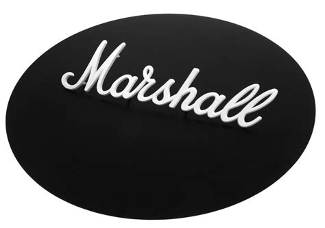 Marshall Amp Logo Large White Thomann Uk