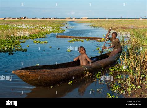 Dugout Canoe Karonga Malawi Stock Photo Alamy