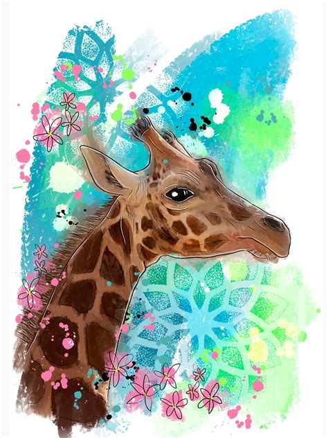 Mandala Giraffe T Shirt By Fynnillustrates Redbubble