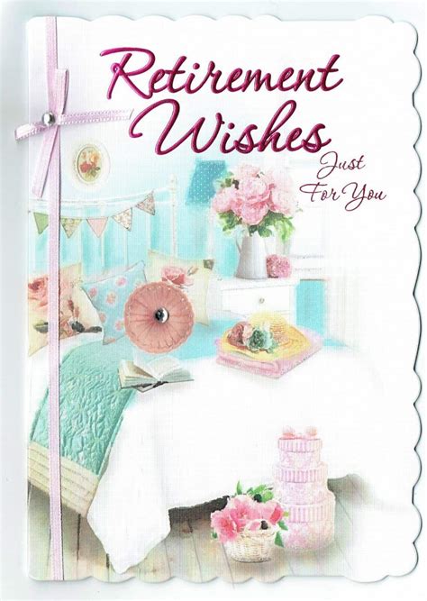 Retirement Wishes Card ~ Choice Of Two Designs With Love