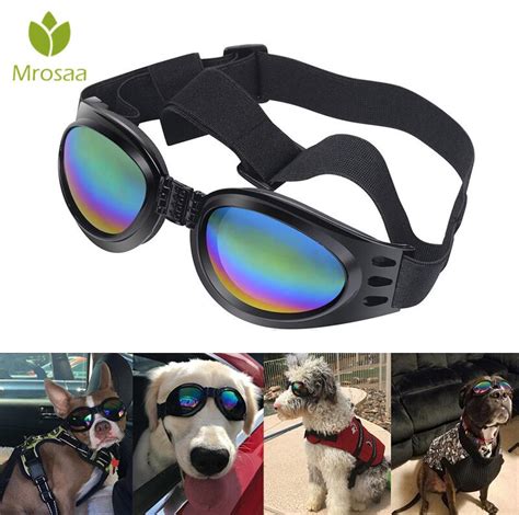 Mrosaa Cool Pet Dog Black Frame Sunglasses Windproof Pet Eye Wear Cats