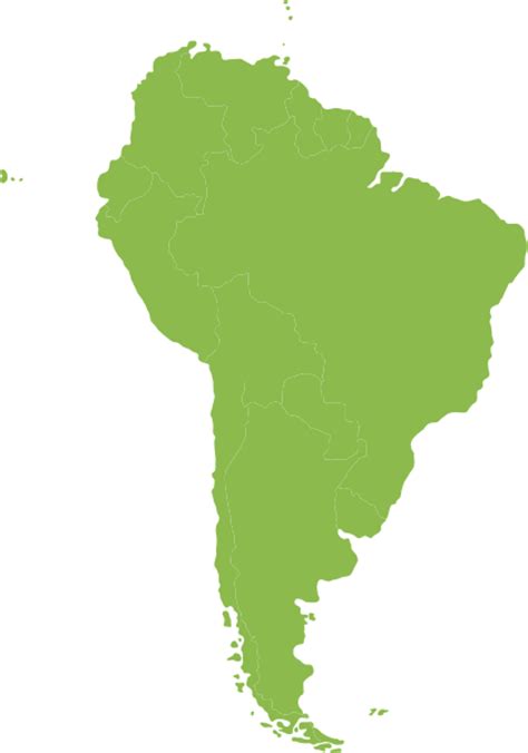 Continent Of South America Green Clip Art at Clker.com - vector clip png image
