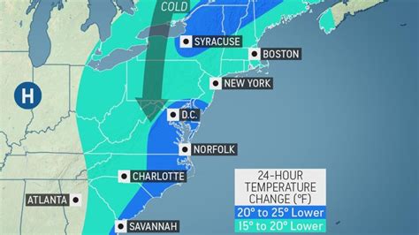 Cold Front Set To Bite Eastern Seaboard With Punishing Temps Accuweather