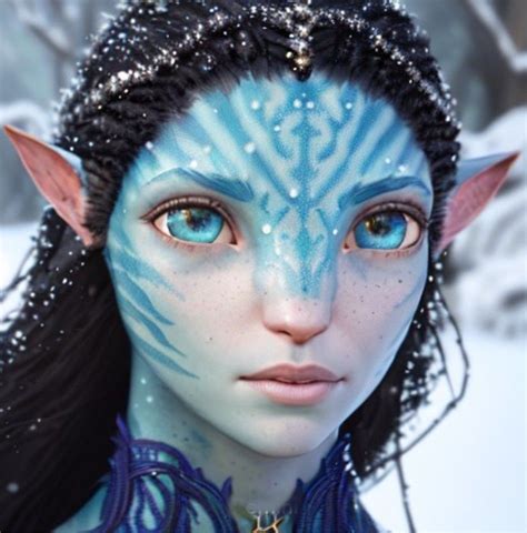 Female Na Vi Face Claim Snow Clan For Roleplay Or Oc Avatar In Avatar Fan Art Avatar