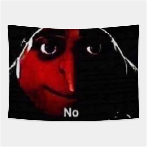 Cursed Image: Gru - Meme - Tapestry | TeePublic