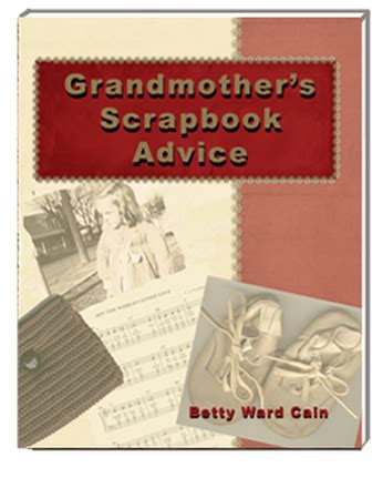 Grandmother's Scrapbook Advice | Grandmother scrapbook ...
