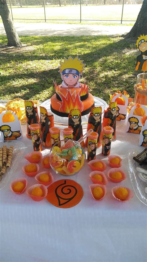 Naruto Birthday Party Decor Naruto Party Ideas Naruto Cake