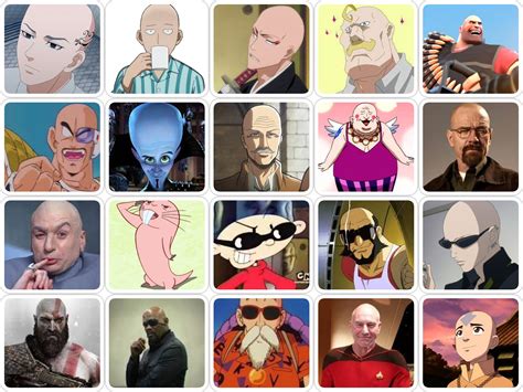 My Top 20 Bald Characters In No Particular Order R FavoriteCharacter
