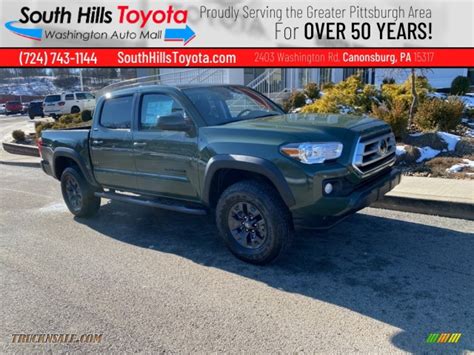 2021 Toyota Tacoma Sr5 Double Cab 4x4 In Army Green For Sale 020480