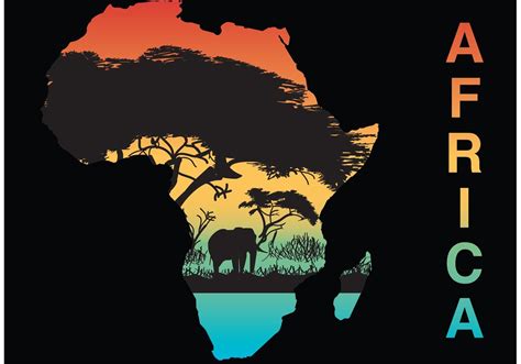 Africa Silhouette Vector Choose From Thousands Of Free Vectors Clip