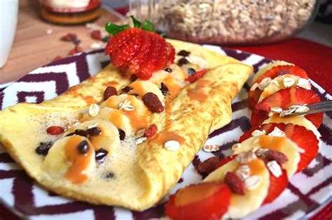 Blog Lunivers de Mel Omelette sucrée à la banane et au chocolat
