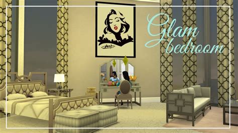 Glam Bedroom Sims 4 Speed Build Youtube