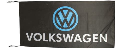Volkswagen Landscape Black Flag Banner 5 X 3 Ft 150 X 90 Cm Flags