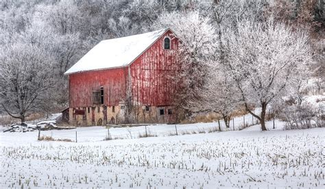 Winter Farm Photograph By Kelly Marquardt Fine Art America